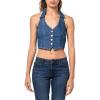 imageLevis Womens Bria Denim Corset HalterCornerback