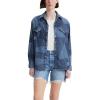imageLevis Womens Dylan Relaxed Western Shirt Standard and PlusLaser Patch