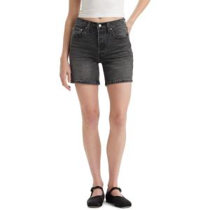 imageLevis Womens 501 Mid Thigh ShortCase Closed