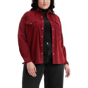 imageLevis Womens Dylan Relaxed Western Shirt Standard and PlusSyrah