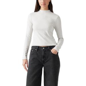 imageLevis Womens Effortless Long Sleeve Tee ShirtNew Orbit Heather Gray