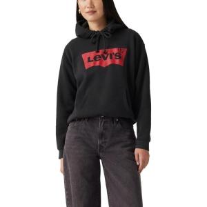 imageLevis Womens Graphic Everyday HoodieNew Batwing Mineral Black