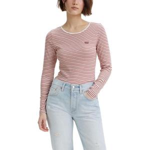imageLevis Womens Honey Long Sleeve ShirtJulip Stripe Cloud Dancer