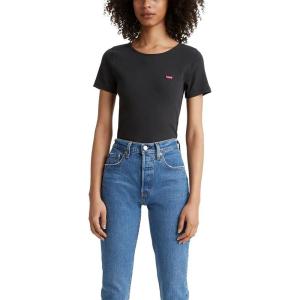 imageLevis Womens Honey Short Sleeve ShirtCaviar  Black