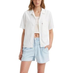 imageLevis Womens Joyce Short Sleeve Resort ShirtNew Bright White