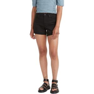 imageLevis Womens Mid Length ShortsBlack and Black