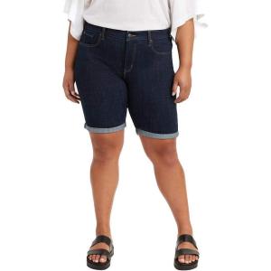 imageLevis Womens Plus Size Shaping Bermuda ShortRoyal Rinse  Dark Indigo
