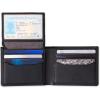 imageLevis Mens Classic Bifold Passcase Wallet with Multiple Card Slots and Id WindowBlack Ornament
