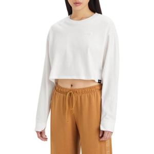 imageLevis Womens Perfect Graphic Tee ShirtSport Logo 20 Hits Bright White