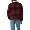 imageLevis mens Relaxed Fit TruckerNew Laredo Plaid Decadent Chocolate Non Stretch