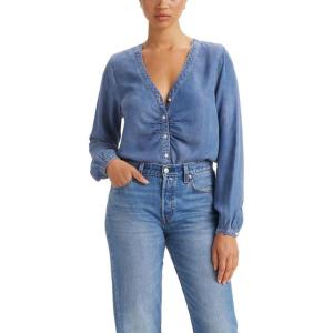 imageLevis Womens Zenda Long Sleeve Blouse Also Available in PlusNew Ringing Bells 3