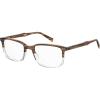 imageLevis Mens LV 5019 Rectangular Prescription Eyewear Frames Brown HornDemo Lens 54 mm 19mm