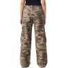 imageLevis Womens Superlow Loose Cargo PantsNew Waller Camo Covert Nonstretch