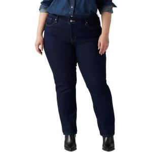 imageLevis Womens 314 Shaping Straight Jeans Also Available in PlusNew Darkest Sky Stretch