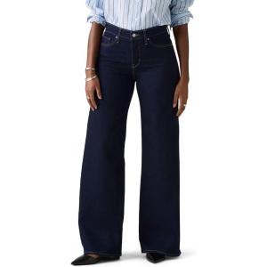 imageLevis Womens 318 Shaping Wide LegNew Darkest Sky Stretch