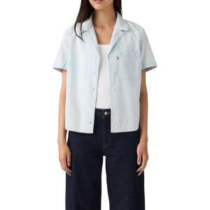 imageLevis Womens Bennie Camp Shirt Also Available in PlusNew Watch Me