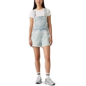 imageLevis Womens Vintage Shortalls Also Available in PlusNew Abraded Artall Nonstretch