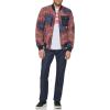 imageLevis Mens Diamond Quilted Bomber JacketBurgundy Bandana