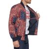 imageLevis Mens Diamond Quilted Bomber JacketBurgundy Bandana