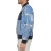 imageLevis Mens Diamond Quilted Bomber JacketLight Blue Print