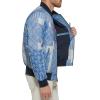 imageLevis Mens Diamond Quilted Bomber JacketLight Blue Print