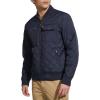 imageLevis Mens Diamond Quilted Bomber JacketNavy Dry Touch Nylon