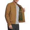 imageLevis Mens Diamond Quilted Bomber JacketNew Khaki Dry Touch Nylon