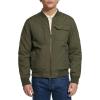 imageLevis Mens Diamond Quilted Bomber JacketOlive Dry Touch Nylon
