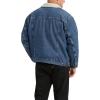 imageLevis Mens Sherpa Trucker JacketTelevision  Medium Indigo