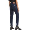 imageLevis Womens 724 High Rise Straight JeansDark Indigo Destructed