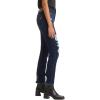 imageLevis Womens 724 High Rise Straight JeansDark Indigo Destructed