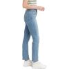 imageLevis Womens 724 High Rise Straight JeansSlate Reveal  Light Indigo