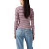 imageLevis Womens Hayes LongSleeve Tee Also Available in PlusNew Clara Stripe Cloud Dancer