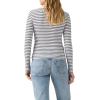 imageLevis Womens Hayes LongSleeve Tee Also Available in PlusNew Kayleen Stripe Bright White Anthracite Night