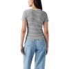 imageLevis Womens Hayes ShortSleeve TShirt Also Available in PlusNew Mila Stripe Anthracite