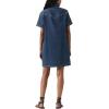 imageLevis Womens Louisa ShortSleeve Denim DressNew Youre a Dime Shrinktofit