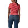 imageLevis Womens Muse Short Sleeve Tee ShirtNew Penelope Stripe Urban