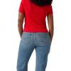 imageLevis Womens Muse Short Sleeve Tee ShirtNew True Red