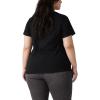 imageLevis Womens Perfect Crewneck Tee Shirt Also Available in PlusNew Batwing Jet Black