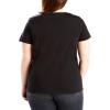 imageLevis Womens Perfect Crewneck Tee Shirt Also Available in PlusNew Mineral Black