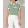 imageLevis Womens Perfect Graphic Tee ShirtBubble Ssnl Logo Granite Green