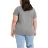 imageLevis Womens Perfect Graphic Tee ShirtNew Starstruck Heather Grey