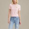 imageLevis Womens Perfect Graphic Tee ShirtNew Sun Worshiper Chalk Pink  Cloud Dancer