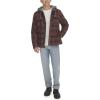 imageLevis mens Plaid Sherpa Lined Hooded Shirt Jacket Regular amp Big amp Tall SizesBitter Chocolate Plaid