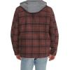 imageLevis mens Plaid Sherpa Lined Hooded Shirt Jacket Regular amp Big amp Tall SizesBitter Chocolate Plaid