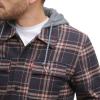 imageLevis mens Plaid Sherpa Lined Hooded Shirt Jacket Regular amp Big amp Tall SizesBrown Glen Plaid
