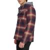 imageLevis mens Plaid Sherpa Lined Hooded Shirt Jacket Regular amp Big amp Tall SizesHooded Red Ombre Plaid