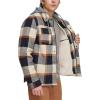 imageLevis mens Plaid Sherpa Lined Hooded Shirt Jacket Regular amp Big amp Tall SizesHooded Skater Plaid