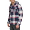 imageLevis mens Plaid Sherpa Lined Hooded Shirt Jacket Regular amp Big amp Tall SizesNavyRed Skater Plaid