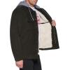 imageLevis mens Plaid Sherpa Lined Hooded Shirt Jacket Regular amp Big amp Tall SizesOlive Corduroy